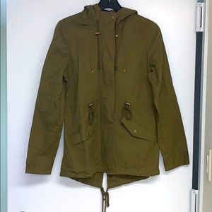 Rain Jacket in Khaki by Love Tree